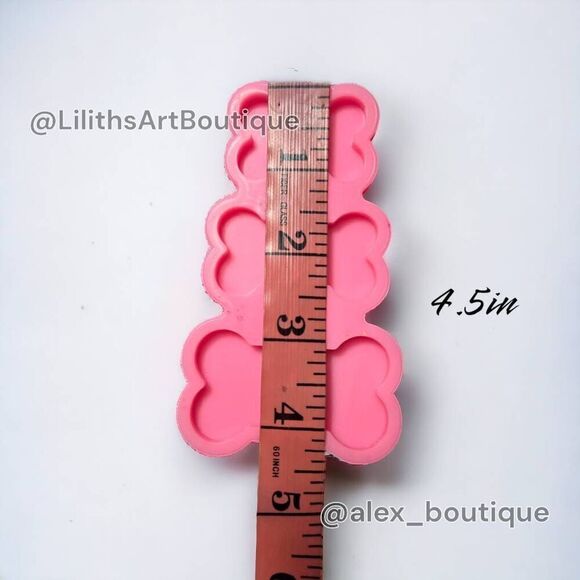 Silicone Dog Tag Resin Mold (Y012) - Picture 3 of 5